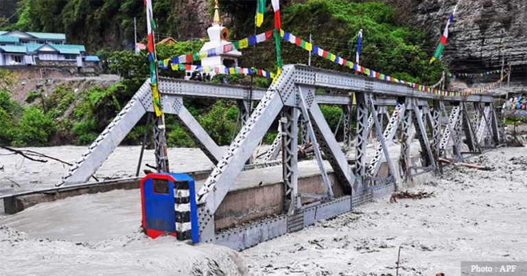 थुनिएको मर्स्याङ्दी आफैं बग्न थाल्योः तत्काललाई समस्या टर्यो