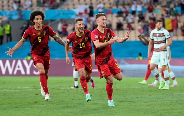 बेल्जियम पोर्चुगललाई हराउँदै क्वाटरफाइनलमा प्रवेश, पोर्चुगल बाहिरियो