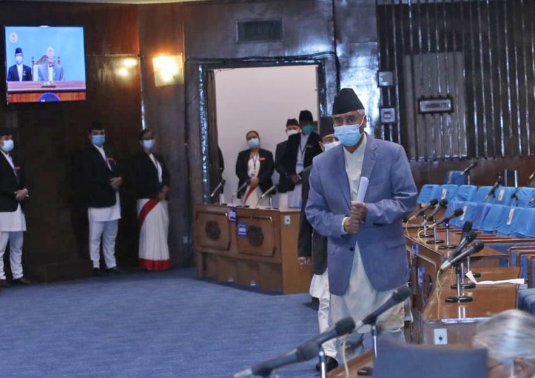 प्रधानमन्त्री शेरबहादुर देउवाले पाए विश्वासको मत