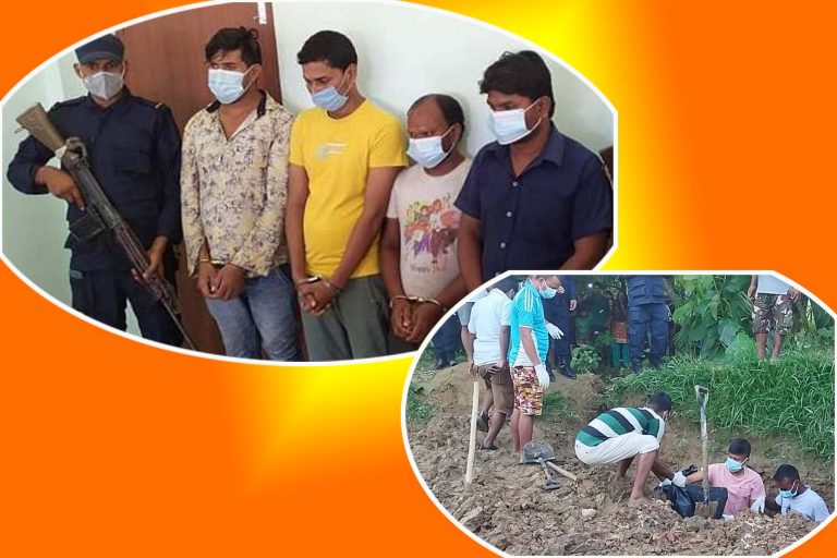 सुजिता हत्या प्रकरणः १३ फिट गहिरो खाल्टो खनेर पुरियोः हत्यामा संलग्न देवरसहित चार जना पक्राउ