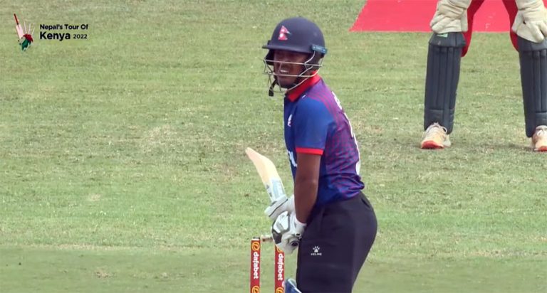 नेपालले केन्यालाई ४ विकेटको अन्तरले हरायो